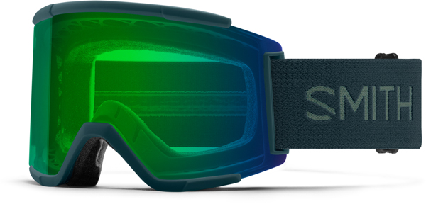 SQUAD XL Schneebrille 2025 pacific/chromapop everyday green mirror 