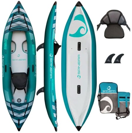HYBRIS 320 Kayak 2025 teal/white/grey 