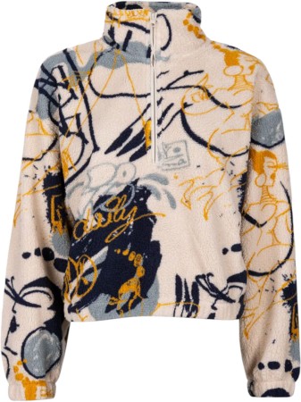 ARKTA TEDDY Fleece Sweater 2026 offwhite 