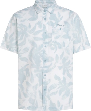 PRINT Shirt 2026 white spray flower 