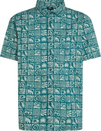 PRINT Hemd 2026 blue bricks 