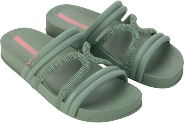 WALK SLIDE Sandale 2025 green/green/pink 