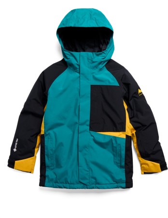 KIDS POWLINE GORE TEX 2L Jacke 2027 pacific teal/goldenrod/true black 