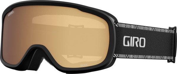 MOXIE Goggle 2025 black and white chute/amber gold/yellow 