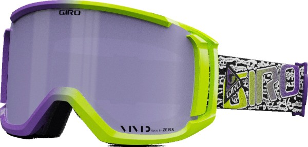 REVOLT Schneebrille 2024 ano lime wildstyle/vivid haze/vivid infrared 