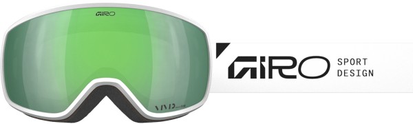 BALANCE II Schneebrille 2026 stacked white/vivid emerald 