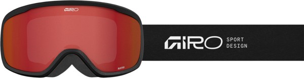 BUSTER Goggle 2026 stacked black/amber scarlet 