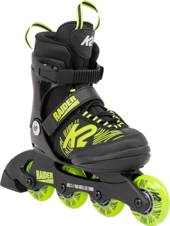 RAIDER Kinder Inline Skate black/lime 