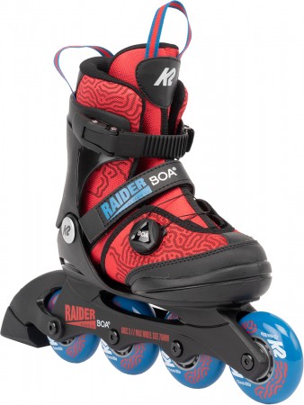 RAIDER BOA Kinder Inline Skate 2024 red blue 