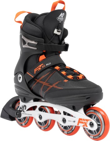F.I.T. 80 ALU Inline Skate 2024 black/red 