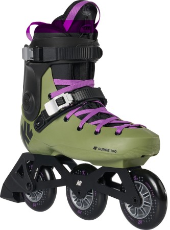 SURGE 100 Inline Skate 2025 olive/purple 