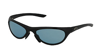 BUBBA Sunglasses shiny black/light blue 