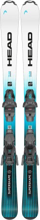 SUPERSHAPE TEAM EASY Ski Set 2025 inkl. JRS 7.5 GW CA BR 78 solid black/speed blue 