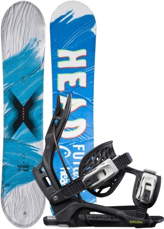 ROWDY FLEX 128 2025 inkl. FLOW MICRON YOUTH 2024 black 
