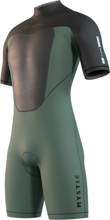 BRAND 3/2 BACK ZIP Shorty 2025 dark olive 