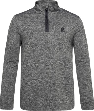 REWILL 1/4 ZIP Fleece 2025 dark grey melee 