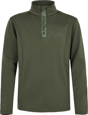 REWILLOWY JR 1/4 ZIP Fleece 2025 thyme 