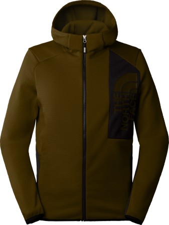 MERAK HOODIE Zip Fleece 2025 moss green/tnf black 