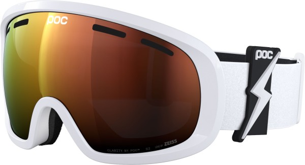FOVEA MID Schneebrille 2026 blixten white/partly sunny orange 