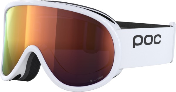 RETINA Schneebrille 2025 hydrogen white/partly sunny orange 