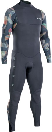 SEEK CORE 4/3 BACK ZIP Full Suit 2022 grey/camo 