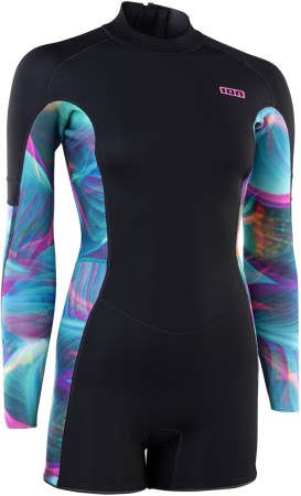 AMAZE 2.0 LS BACK ZIP Shorty 2025 tropical palm glitch 