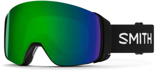 4D MAG Schneebrille 2025 black/chromapop sun green mirror 