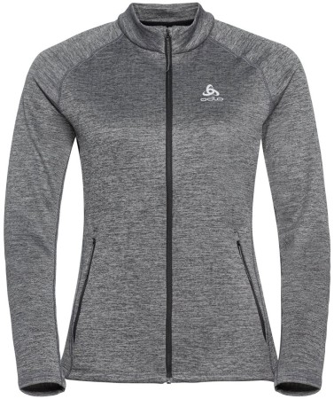 TENCIA WOMEN Zip Fleece 2025 dark grey melange 