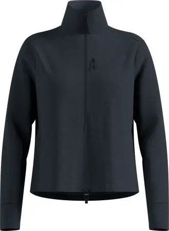 GRID WOMEN Zip Fleece 2026 black melange 