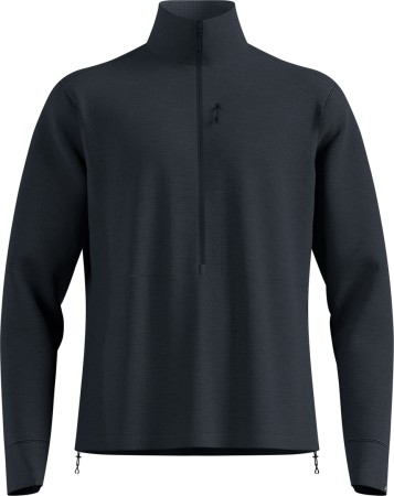 GRID Zip Fleece 2026 black melange 