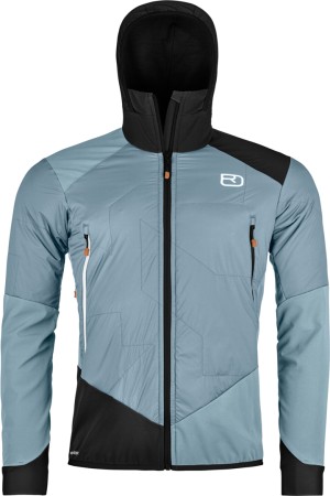SWISSWOOL COL BECCHEI HYBRID Jacke 2025 glacier grey 