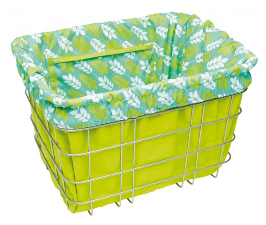 BASKET LINER green/leaves 