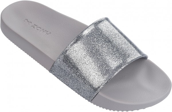 SNAP GLITTER SLIDE Sandale 2018 glitter silver 