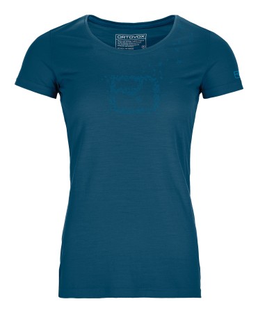 150 COOL LEAVES TS WOMEN T-Shirt 2022 petrol blue 