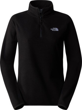 WOMEN 100 GLACIER 1/4 ZIP Fleece 2025 tnf black 