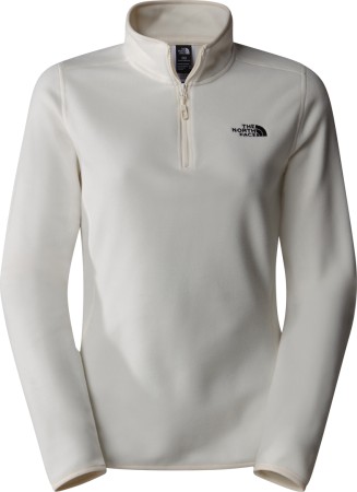 WOMEN 100 GLACIER 1/4 ZIP Fleece 2025 white dune 