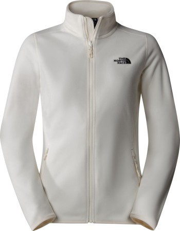 WOMEN 100 GLACIER Zip Fleece 2025 white dune 