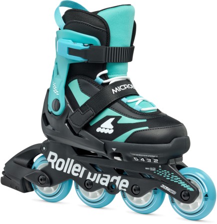 MICROBLADE Inline Skate 2025 black/light blue 