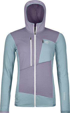 FLEECE GRID WOMEN Hoodie 2026 glacier grey 