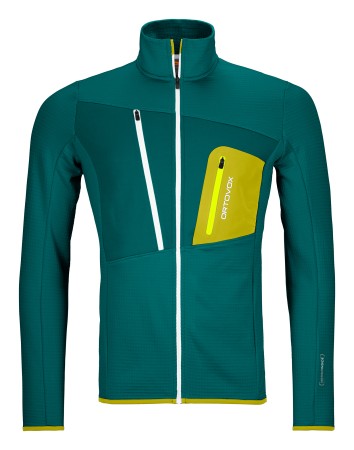 FLEECE GRID Jacke 2024 pacific green 