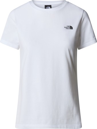 WOMEN SIMPLE DOME SLIM T-Shirt 2025 tnf white 