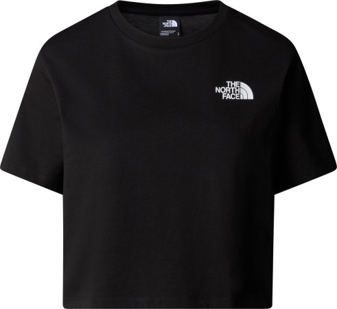 WOMEN CROPPED SIMPLE DOME T-Shirt 2024 tnf black 