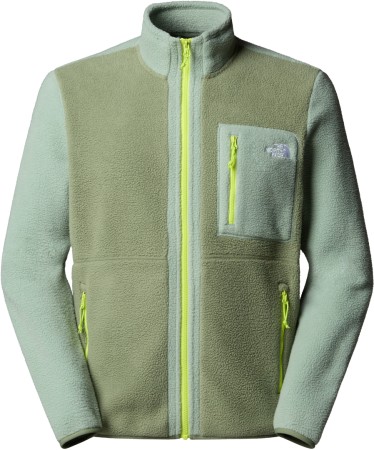 YUMIORI Zip Fleece 2026 bark mist/slate moss/fizz lime 