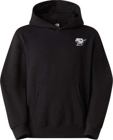 CARTOON LOGO RELAXED Hoodie 2025 tnf black 