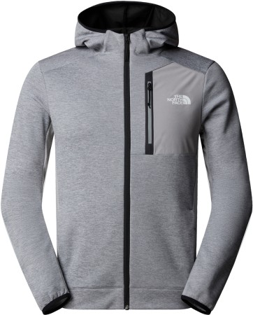 MOUNTAIN ATHLETICS Zip Fleece 2026 tnf pale grey heather 
