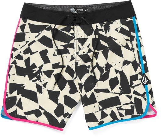 LIDO PRINT SCALLOP MOD 19 Boardshort 2024 black white 