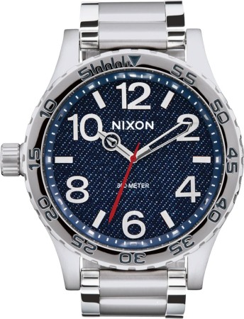 51-30 CHRONO Uhr silver/denim 