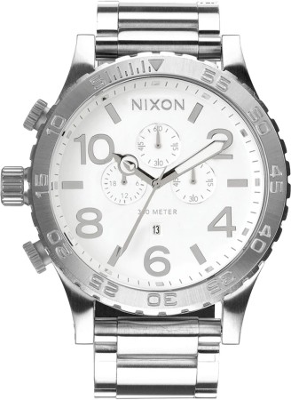 51-30 CHRONO Uhr high polish/white 