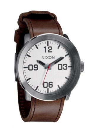 CORPORAL Watch silver/brown 