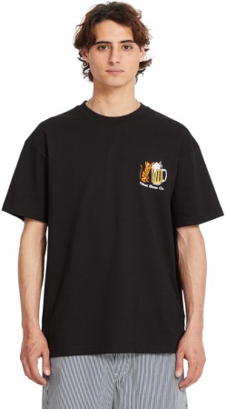 CURIOUS CAT T-Shirt 2025 black 